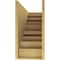 Ekena Millwork 11"W x 33"D x 22"H Classic Landon Rough Cedar Woodgrain TimberThane Corbel, Primed Tan CORUR11X33X22LANRCPR - alternate 2